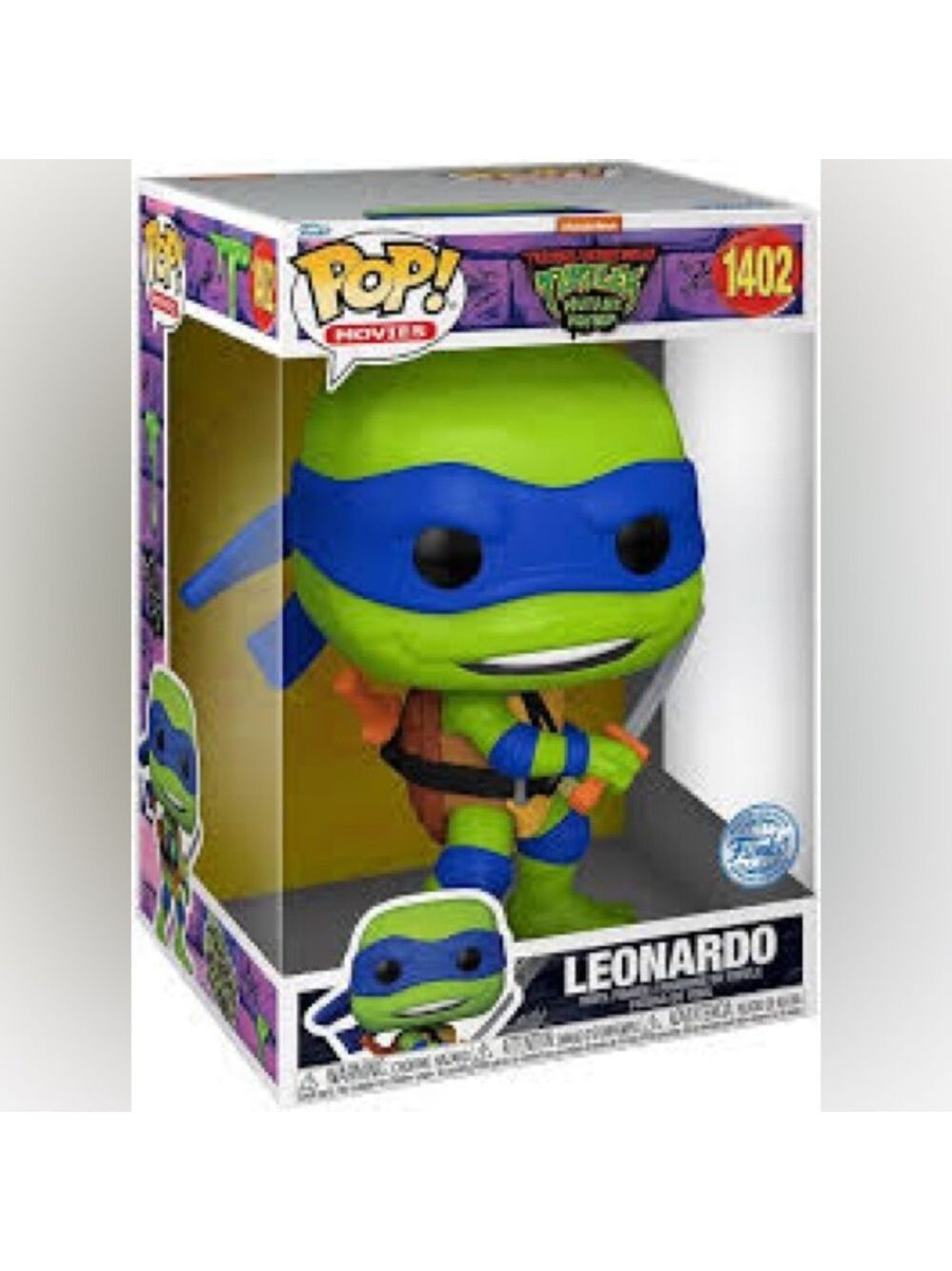 Funko Pop! JUMBO TMNT Leonardo Action Figure - NEW